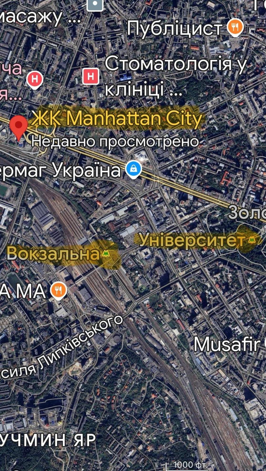Manhattan City Apart View On The City- Parking Киев Екстериор снимка